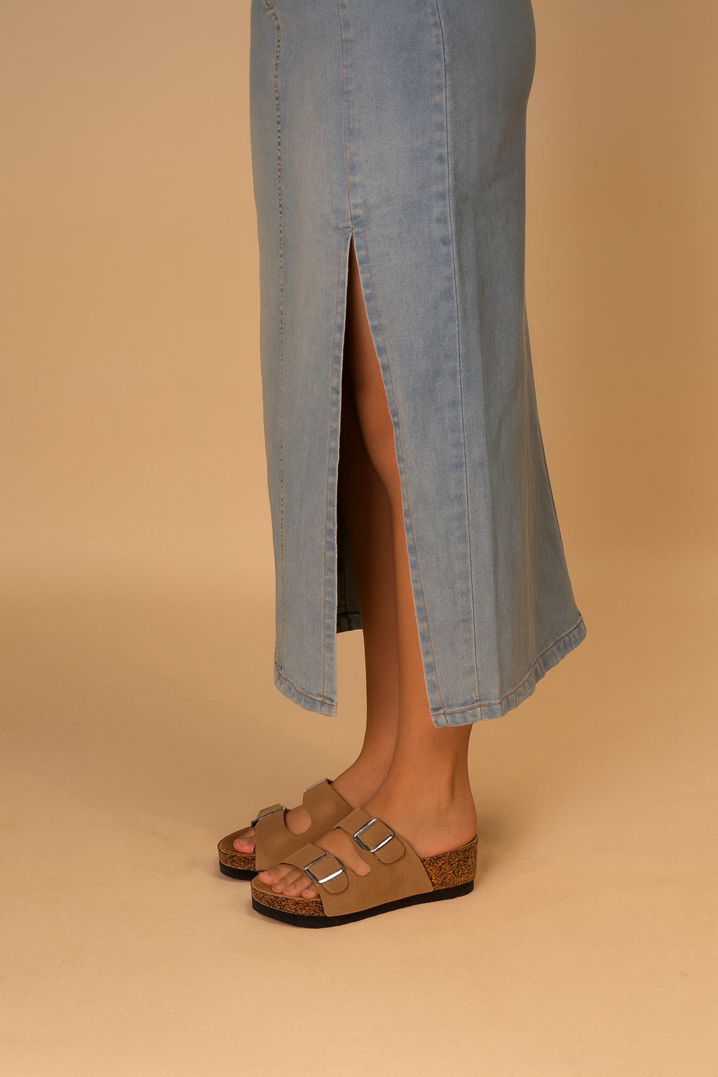 Sandalia Mujer Camel Cardenal Chancleta Chancleta