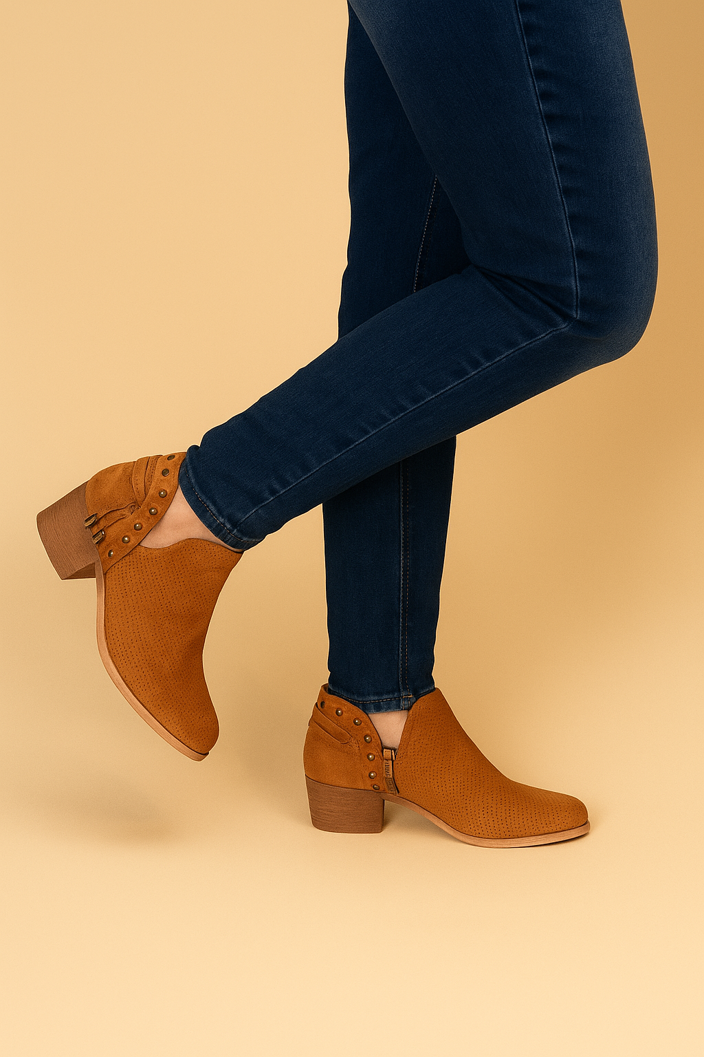 Botín Casual Mujer Camel Rita Chinitown Chinitown