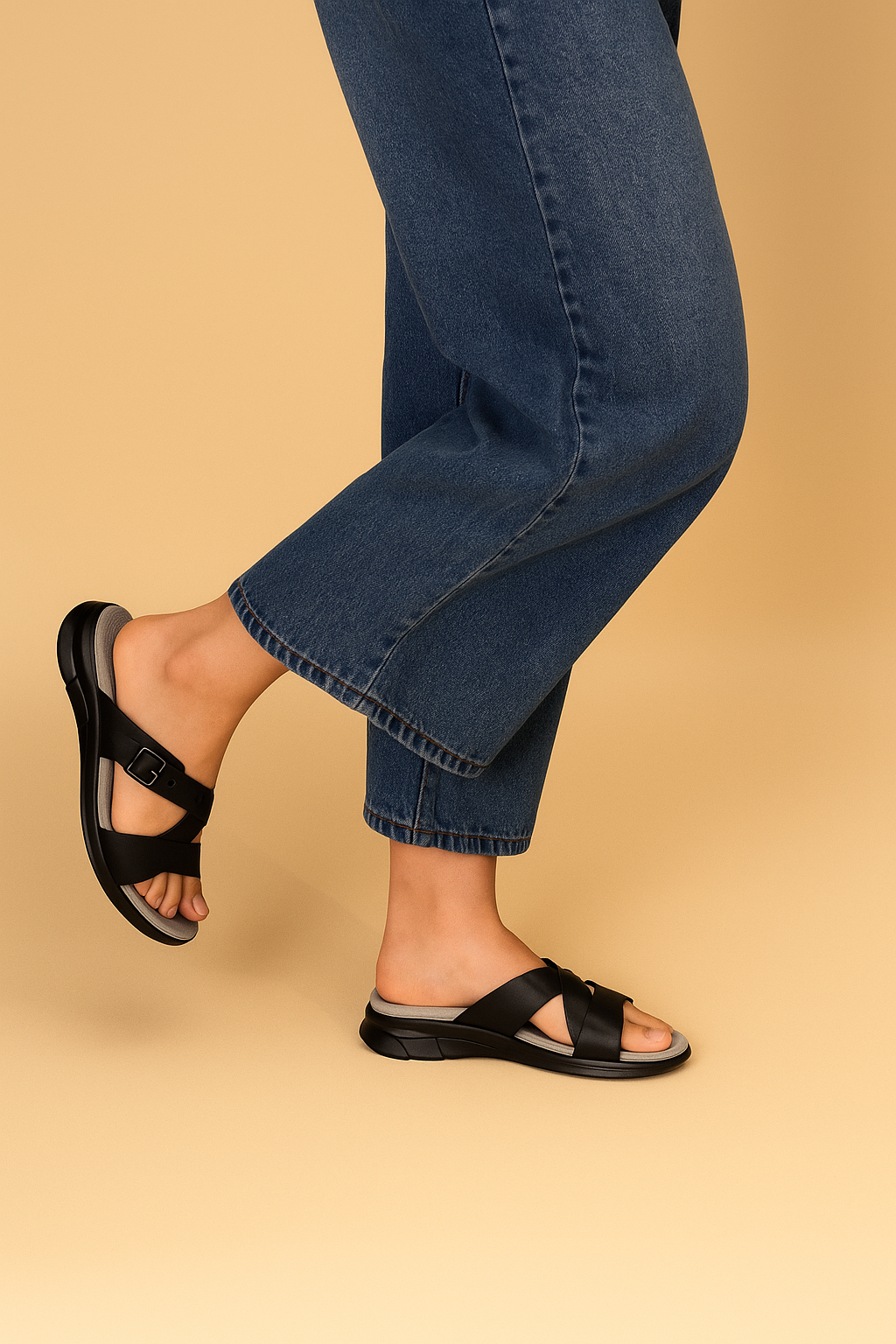 Sandalia Casual Mujer Negro Alison Chinitown Chinitown