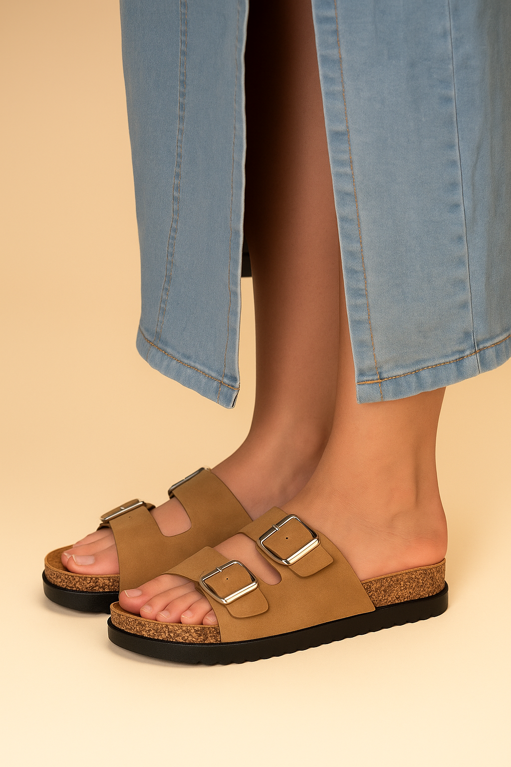 Sandalia Mujer Camel Bridget Chinitown Chinitown