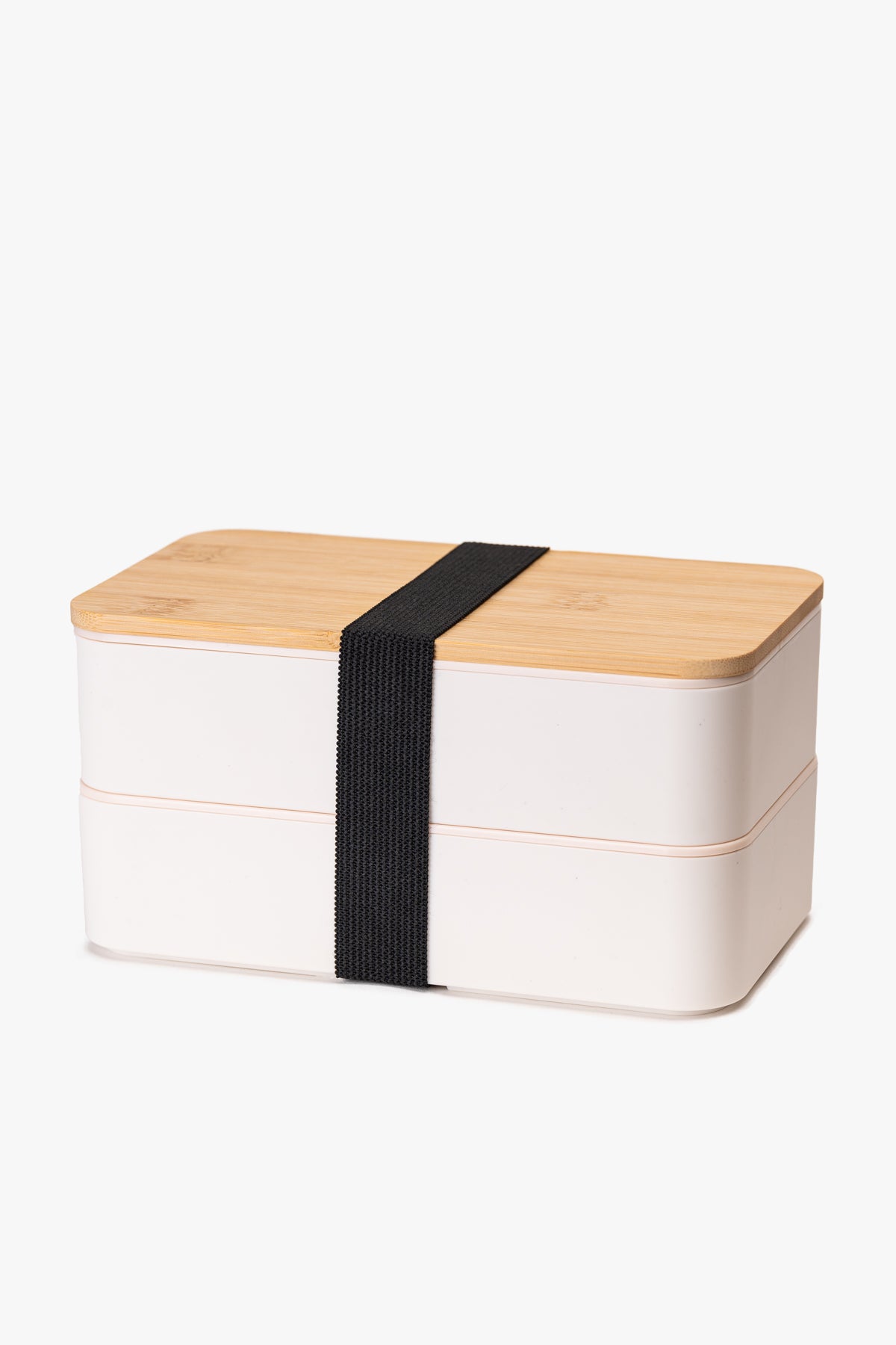 Lonchera Tapa Bamboo Dos Compártimientos y Cubiertos Beige Chinitown Chinitown