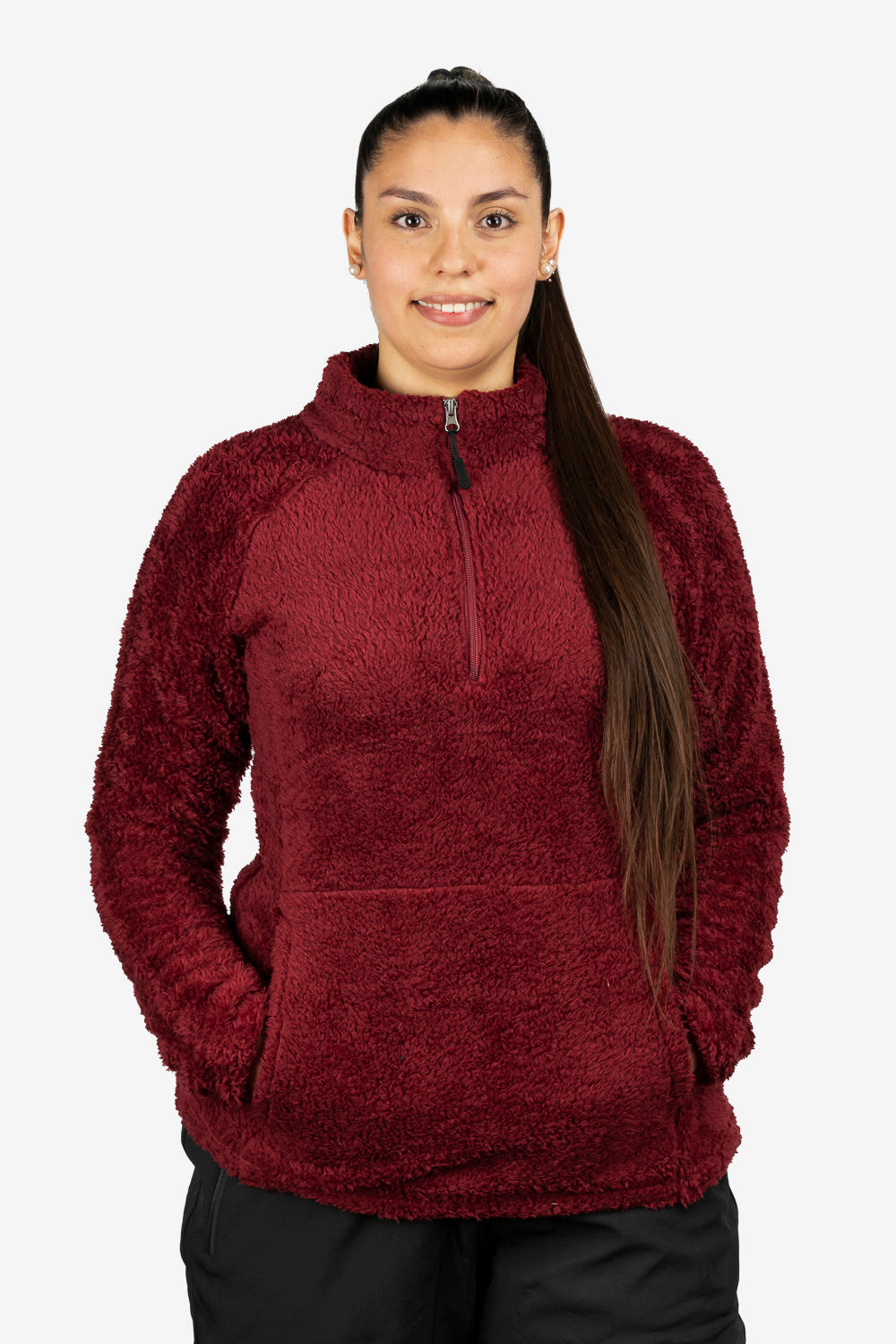 Polar Chiporro Outdoor Cervino Mujer Burdeo Blue Mountain Blue Mountain