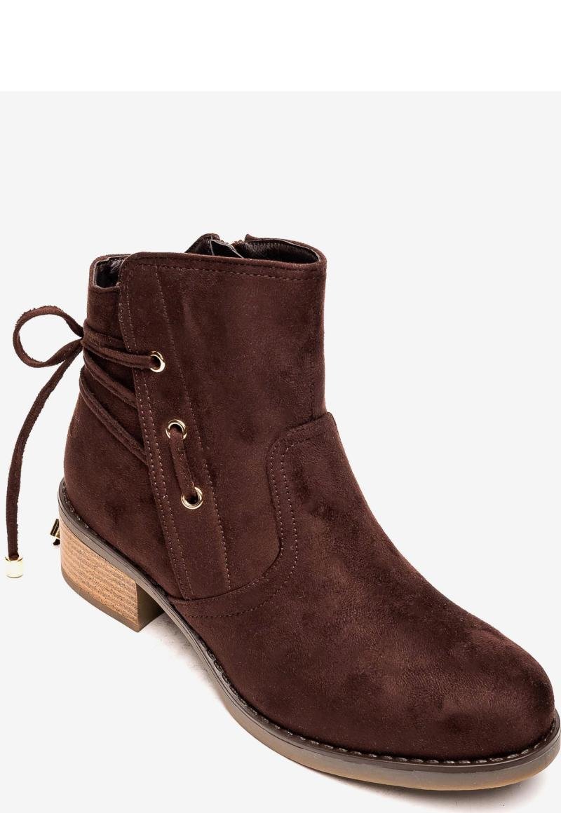 Botín Mujer Café Moro Quili Thunder Blue Thunder Blue