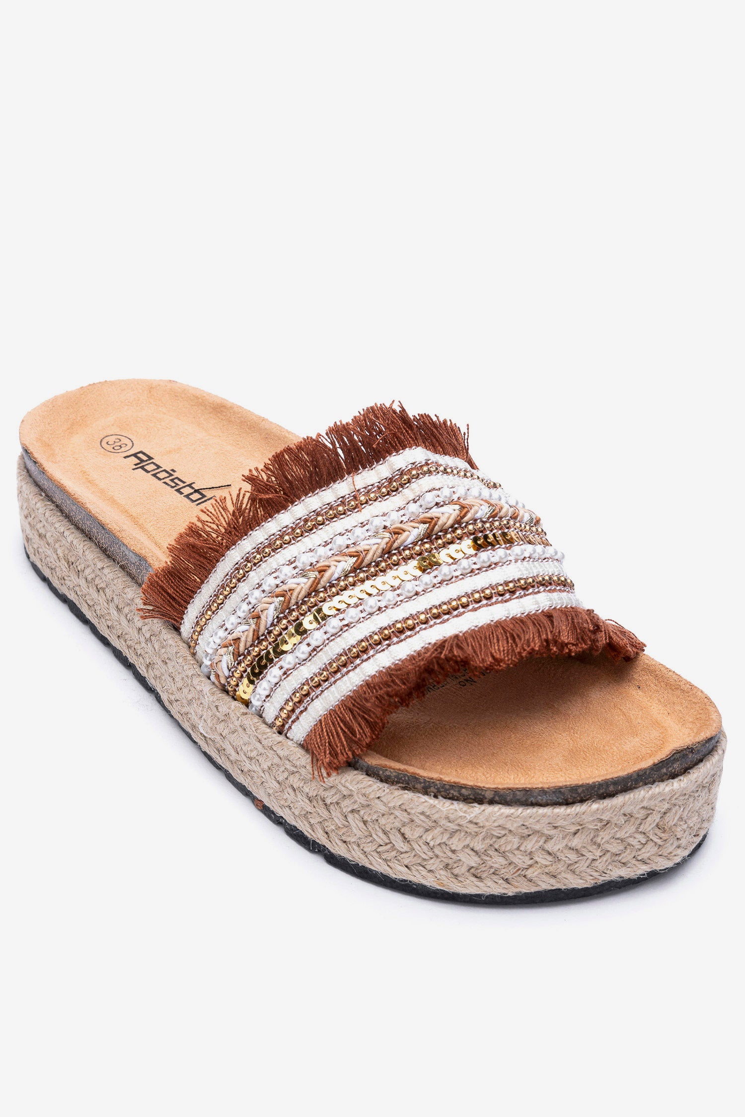 Sandalia Mujer Café Ranoni Apóstol Apóstol