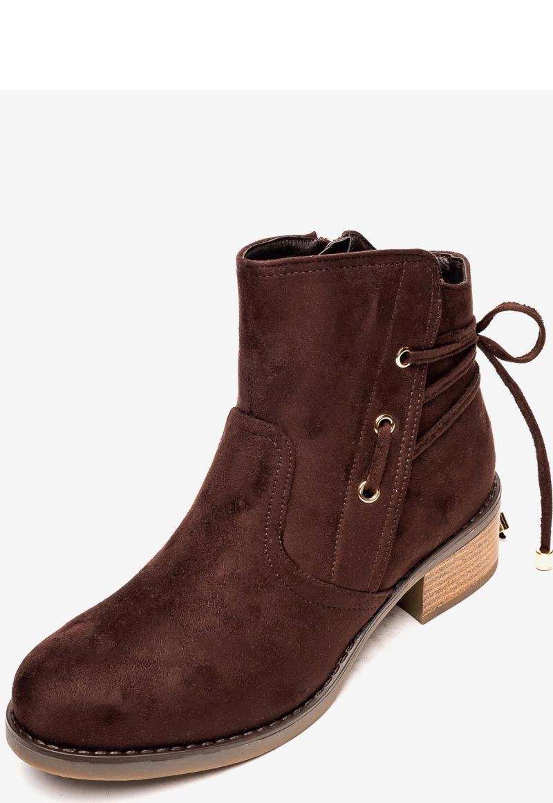 Botín Mujer Café Moro Quili Thunder Blue Thunder Blue