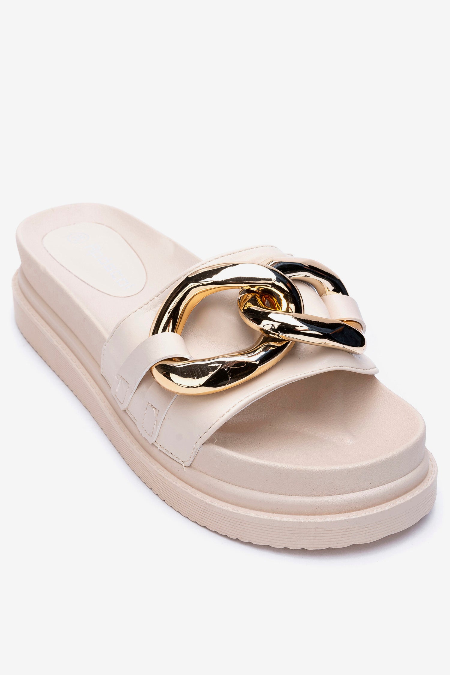 Sandalia Mujer Beige Amina Apóstol Apóstol