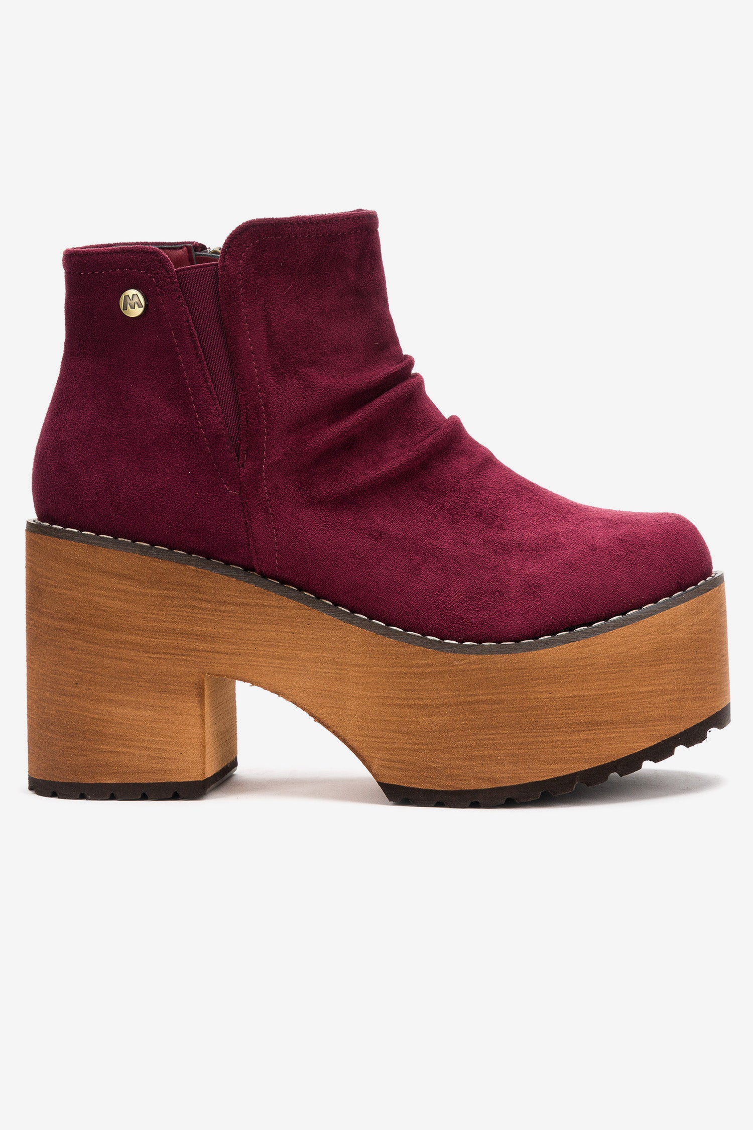 Botín Mujer Burdeo Bretz Boteli Boteli