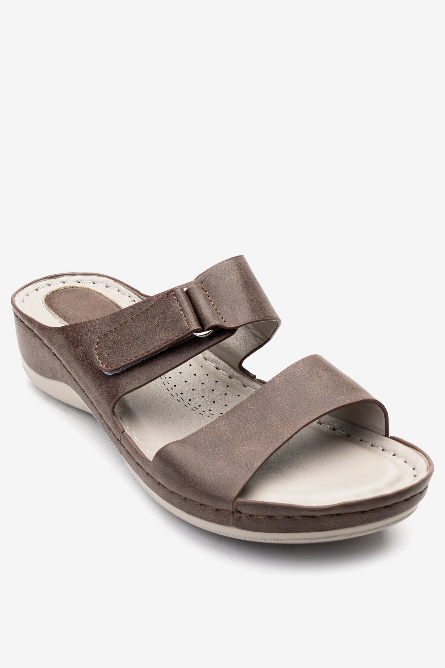 Sandalia Mujer Café Kenya Chancleta Chancleta