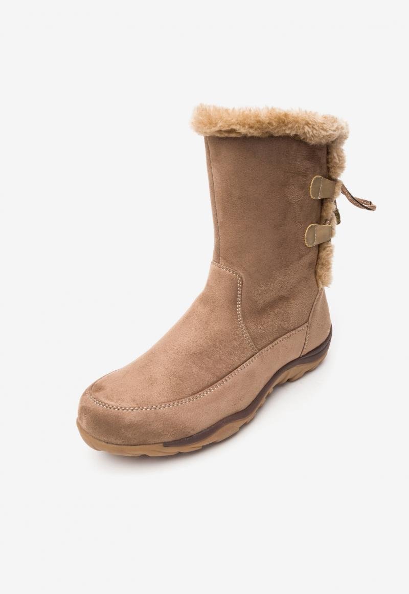 Bota Mujer Beige Lucera Chancleta Chancleta