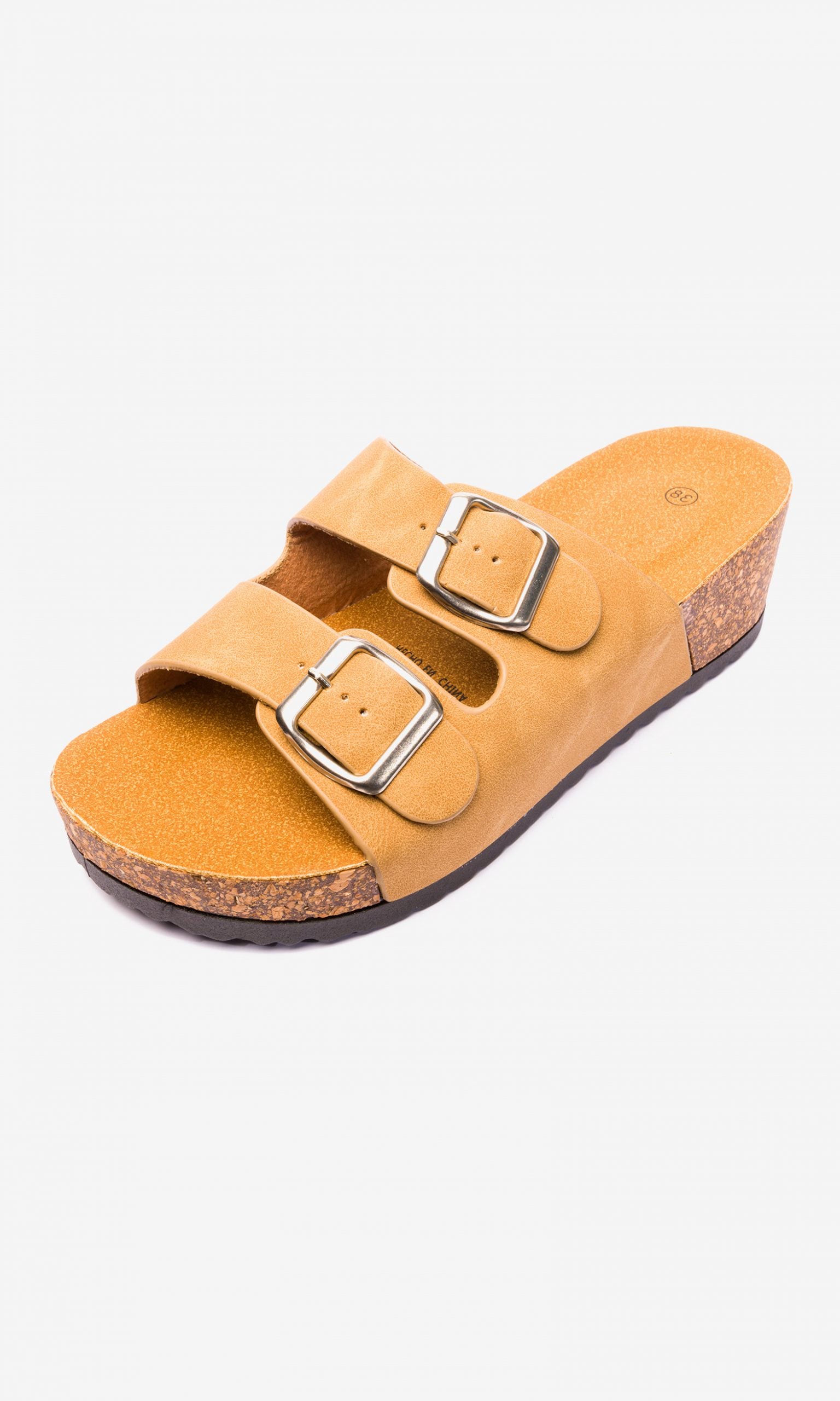 Sandalia Mujer Camel Cardenal Chancleta Chancleta