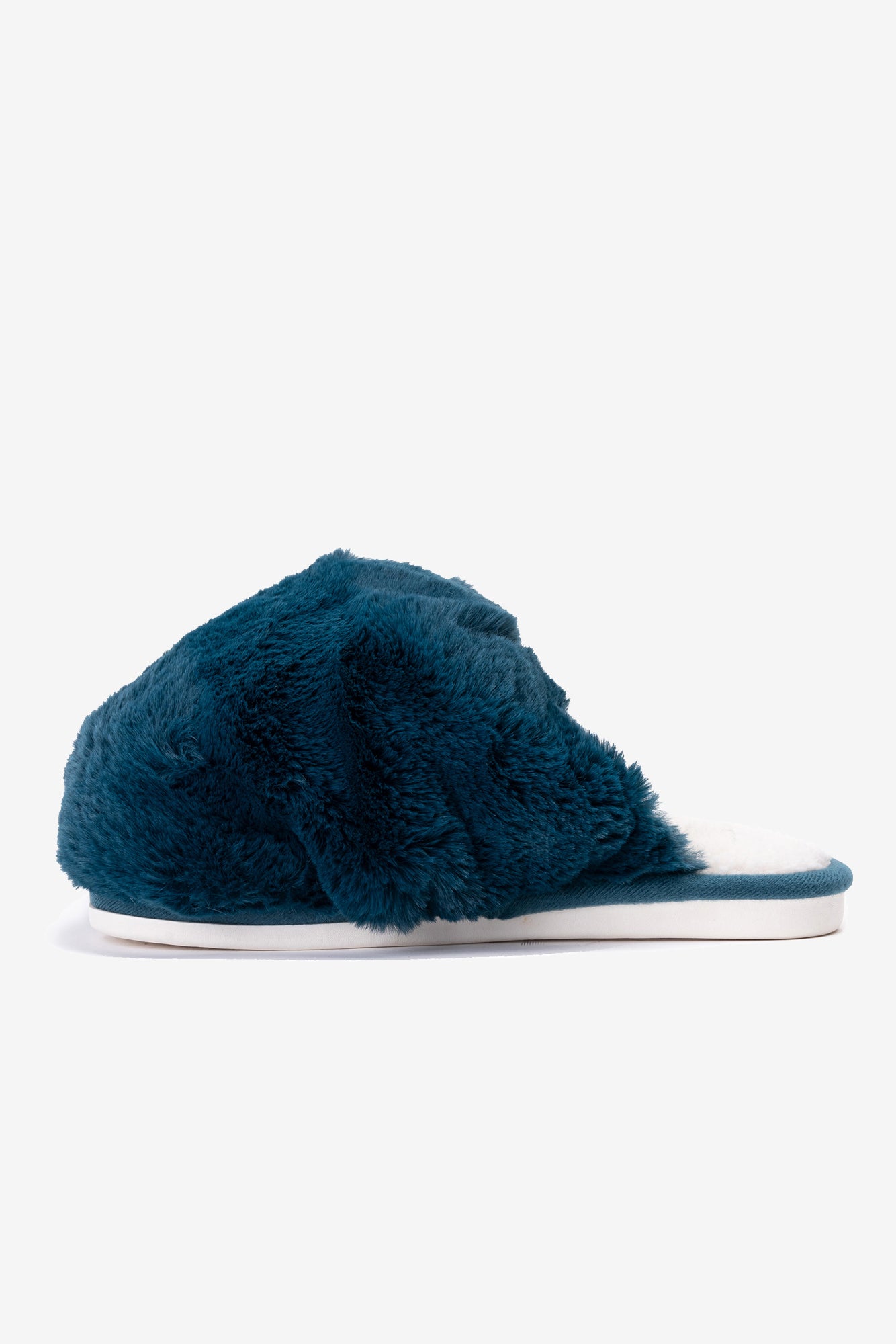 Pantuflas Mujer Azul Petróleo Ángel Carbin carbin