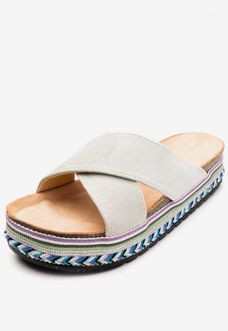 Sandalia Mujer Verde Sasha Chancleta Chancleta