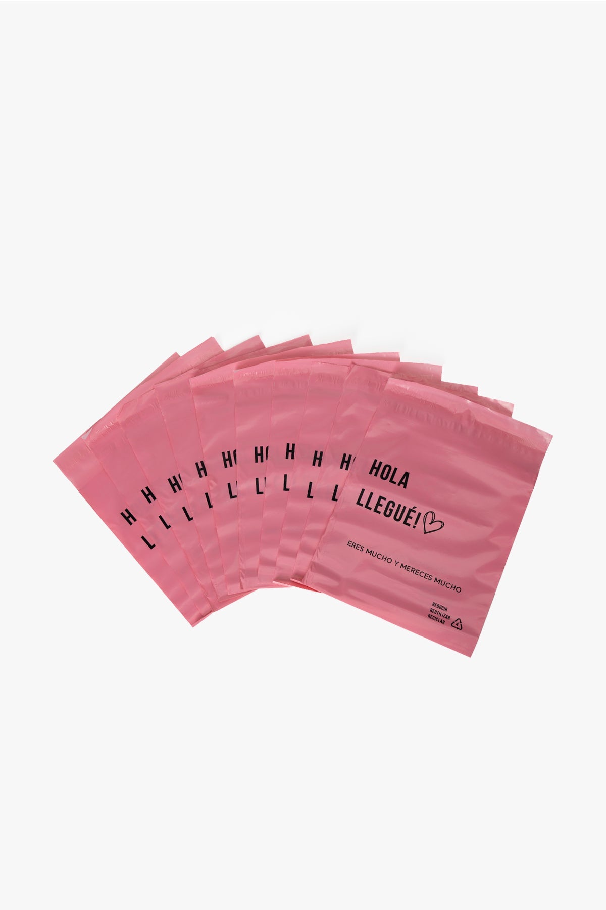 Pack 10 Bolsa de Envio Autoadhesiva 20x18 cm Rosada Chinitown Chinitown