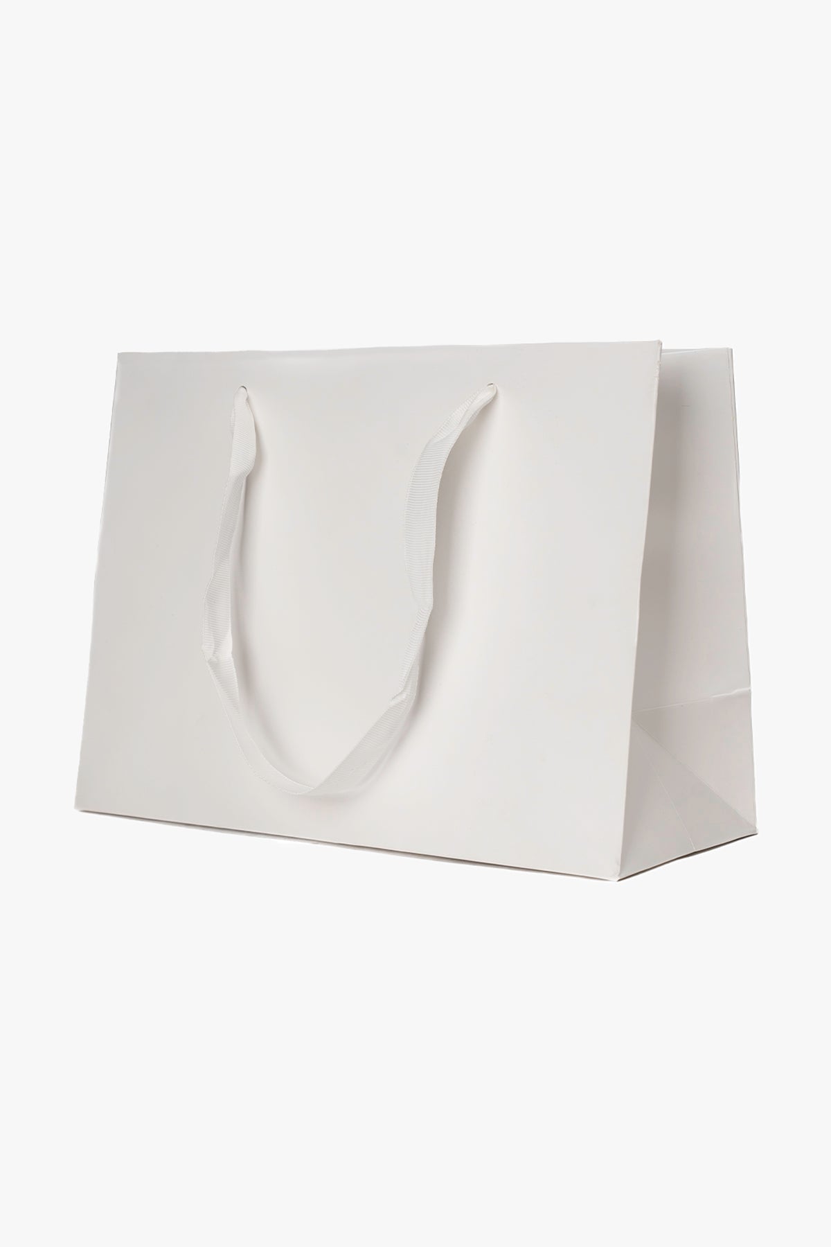 Pack 50 Bolsa de Lujo Couché Tamaño 20x25x12 cm Blanco Chinitown Chinitown