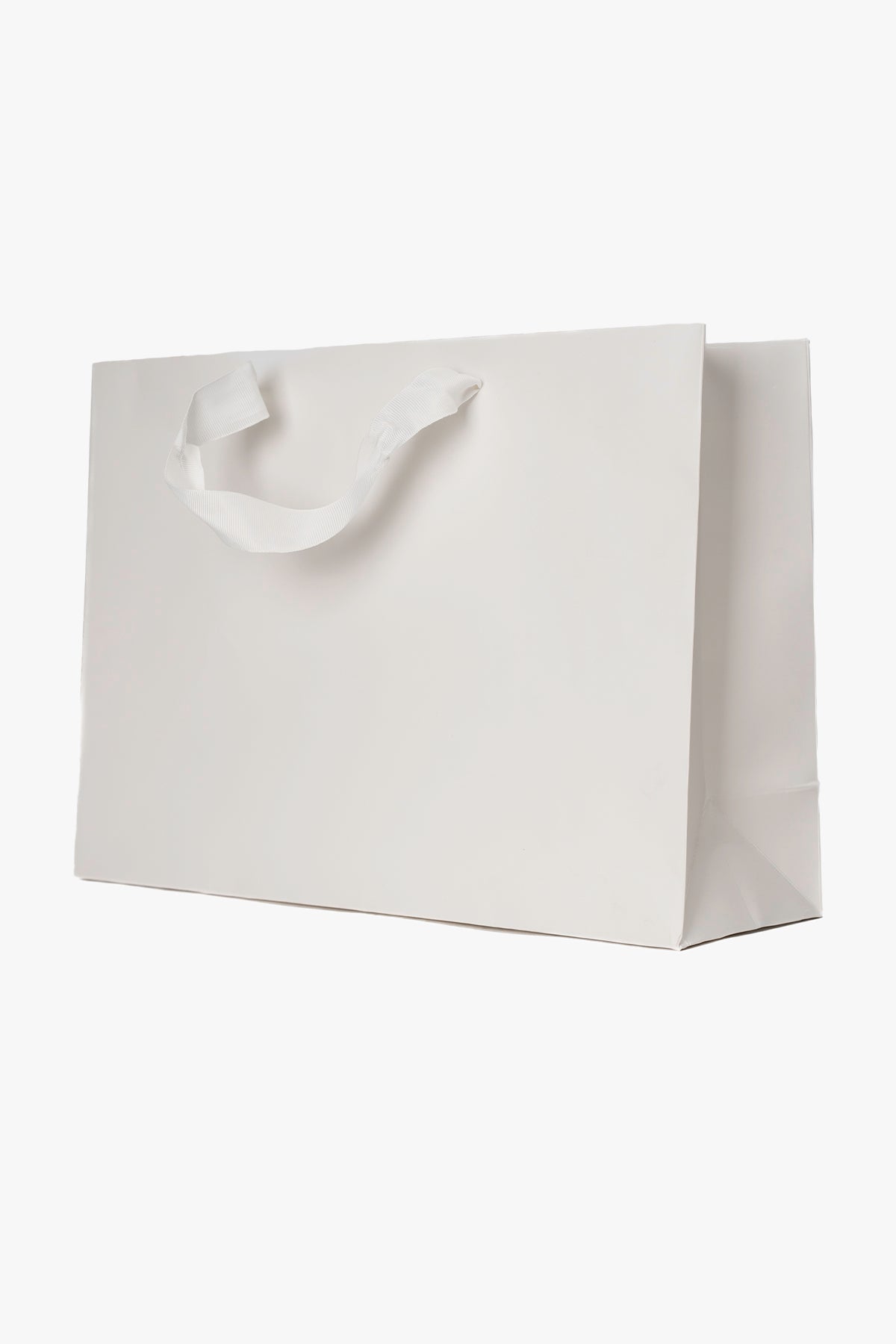 Pack 50 Bolsa de Lujo Couché Tamaño 25x35x12 cm Blanco Chinitown Chinitown