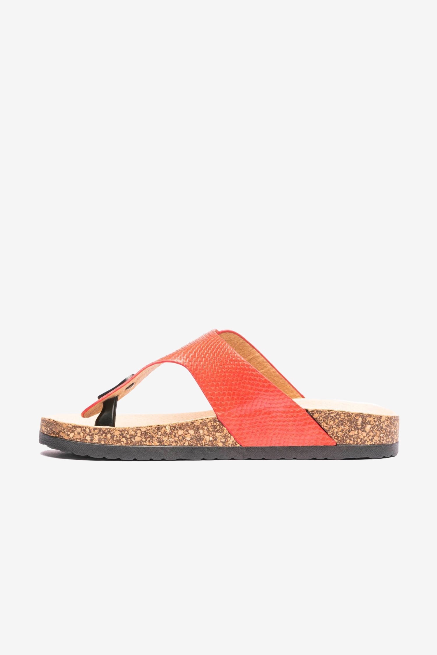 Sandalia Mujer Rojo Razo Chancleta Chancleta